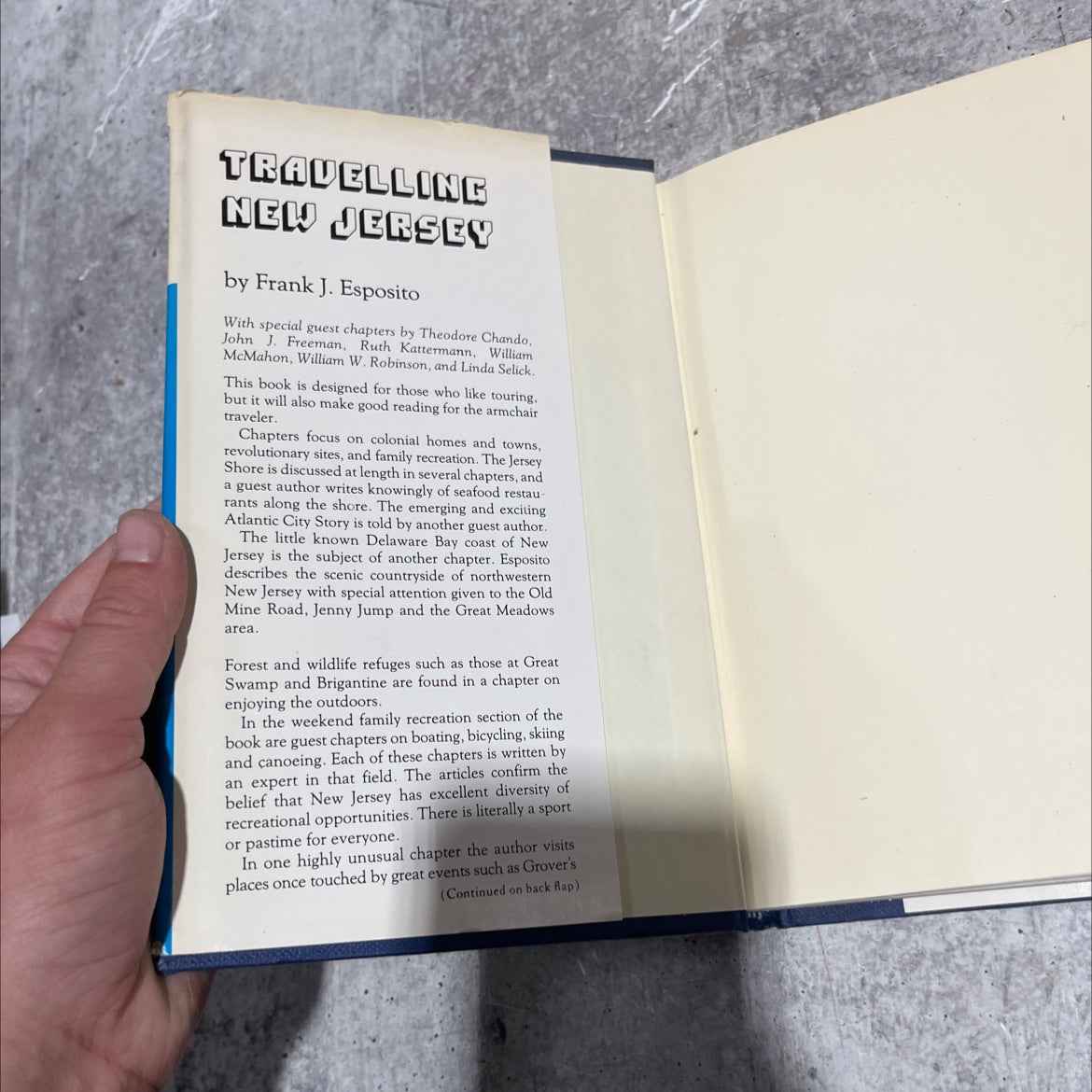 it m travelling new jersey book, by Frank J. Esposito, 1978 Hardcover image 4