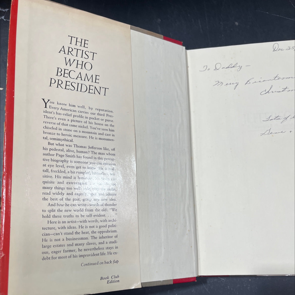 jefferson a revealing biography book, by page smith, 1976 Hardcover image 4