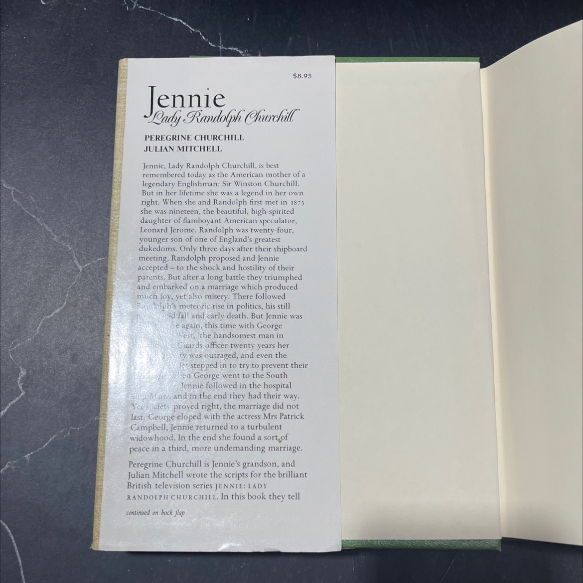 jennie lady randolph churchill a portrait with letters book, by peregrine churchill and julian mitchell, 1974 Hardcover image 4
