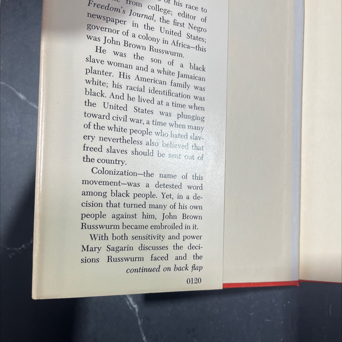 john brown russwurm the story of freedom's journal freedom's journey book, by mary sagarin, 1970 Hardcover image 4
