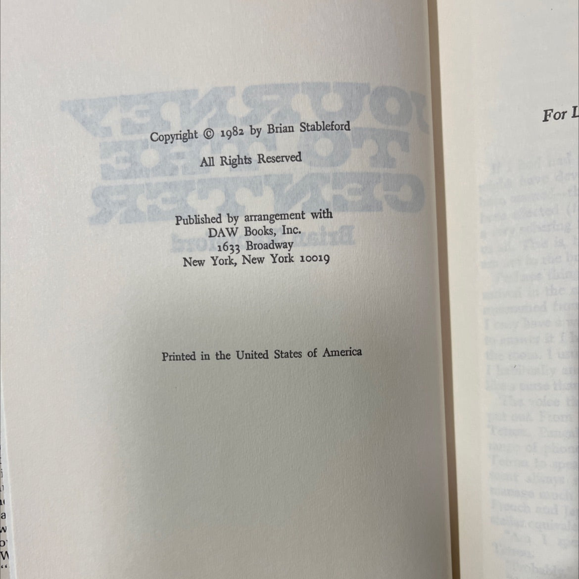 journey to the center book, by Brian Stableford, 1982 Hardcover, Vintage image 3