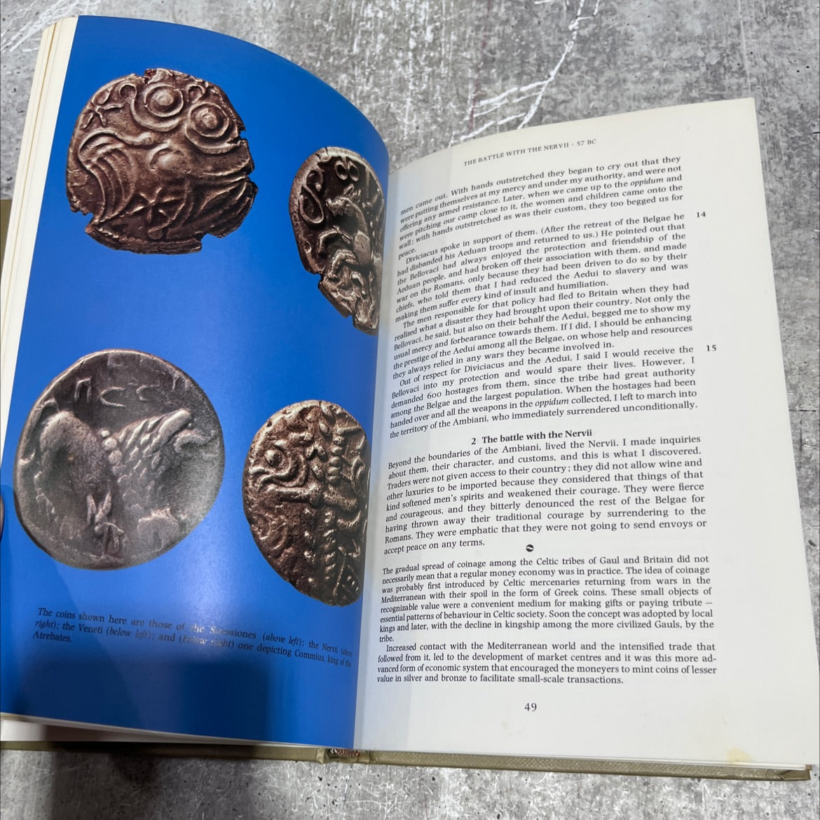 julius caesar the battle for gaul book, by caesar, g julius, 1980 Hardcover image 4