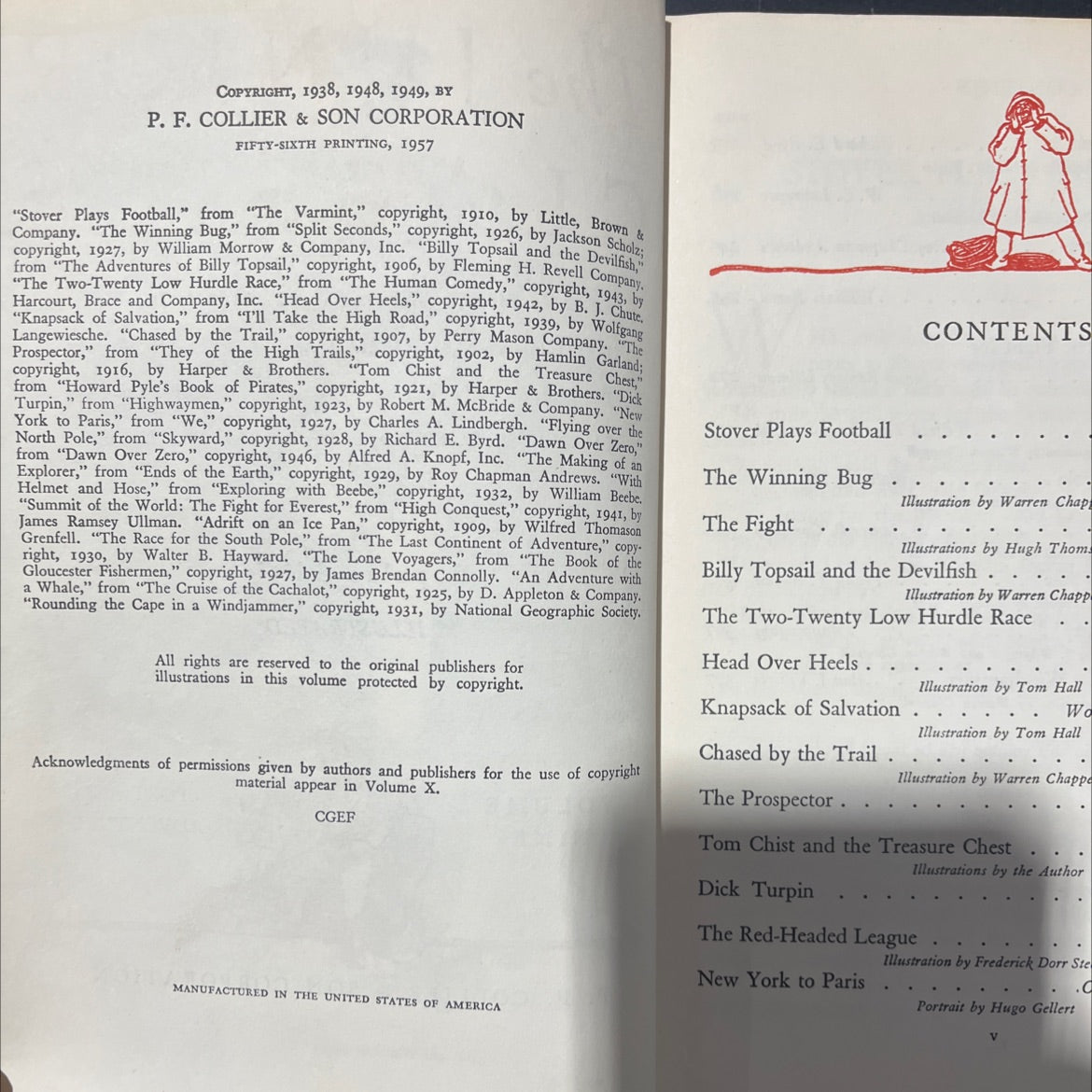 junior classics volume nine popular edition illustrated sport and adventure book, by mabel williams, marcia dalphin, image 3