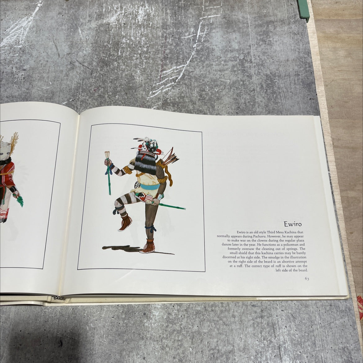 kachinas book, by cliff bahnimptewa, 1980 Hardcover image 4