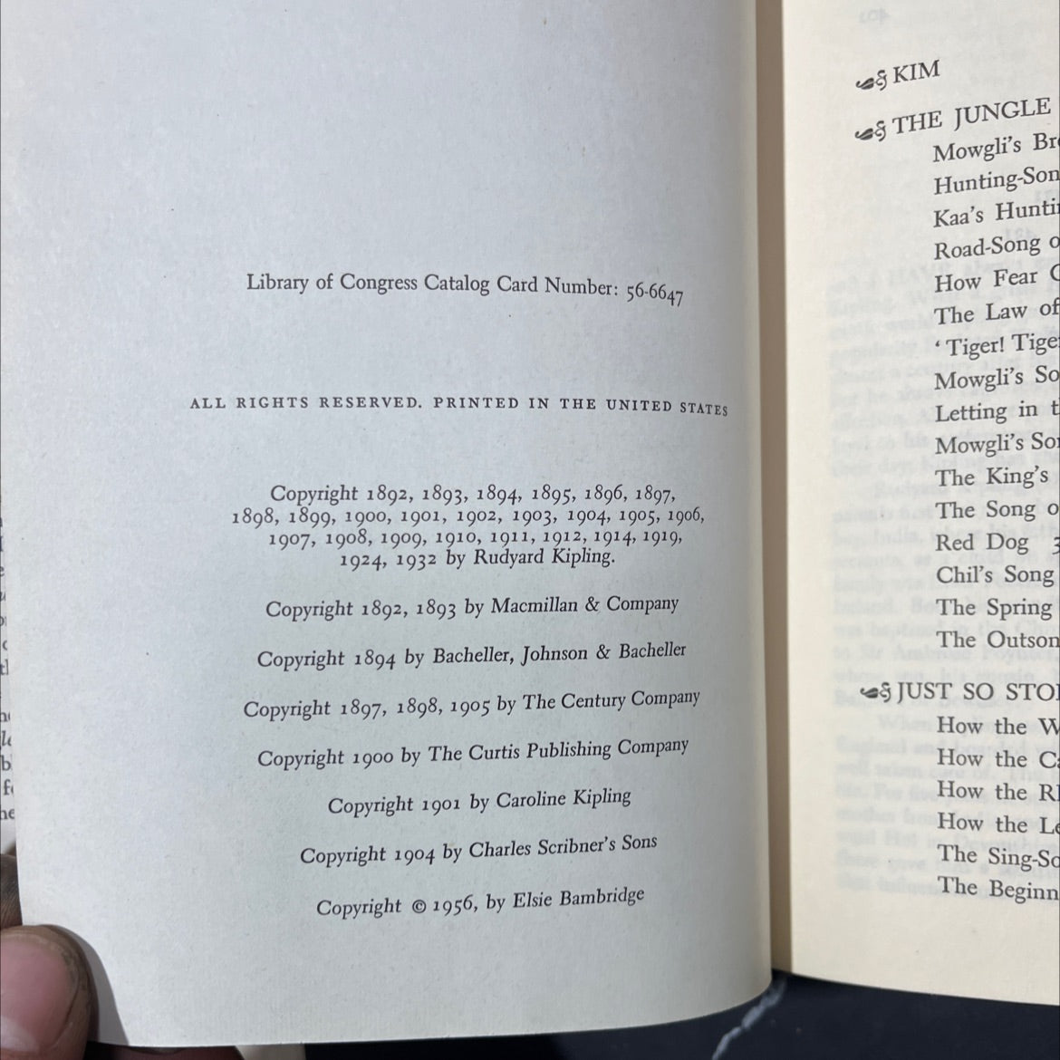 kipling a selection of his stories and poems book, by rudyard kipling, 1956 Hardcover image 3