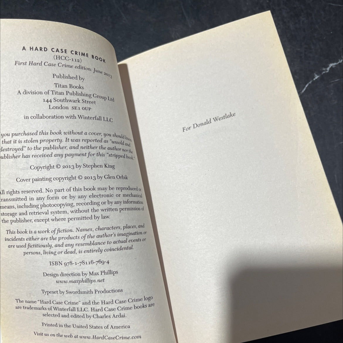 lake joyland book, by Stephen King, 2013 Paperback image 3