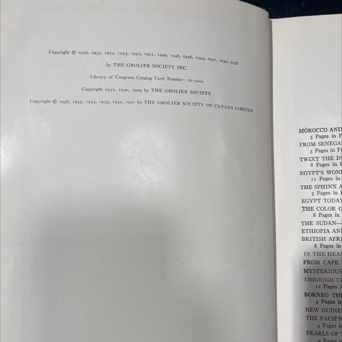 lands and peoples the world in color new york volume v book, by unknown, 1956 Hardcover image 3