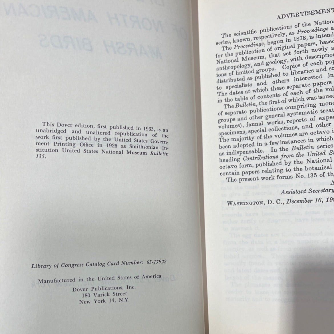 life histories of north american marsh birds book, by arthur cleveland bent, 2018 Hardcover image 3