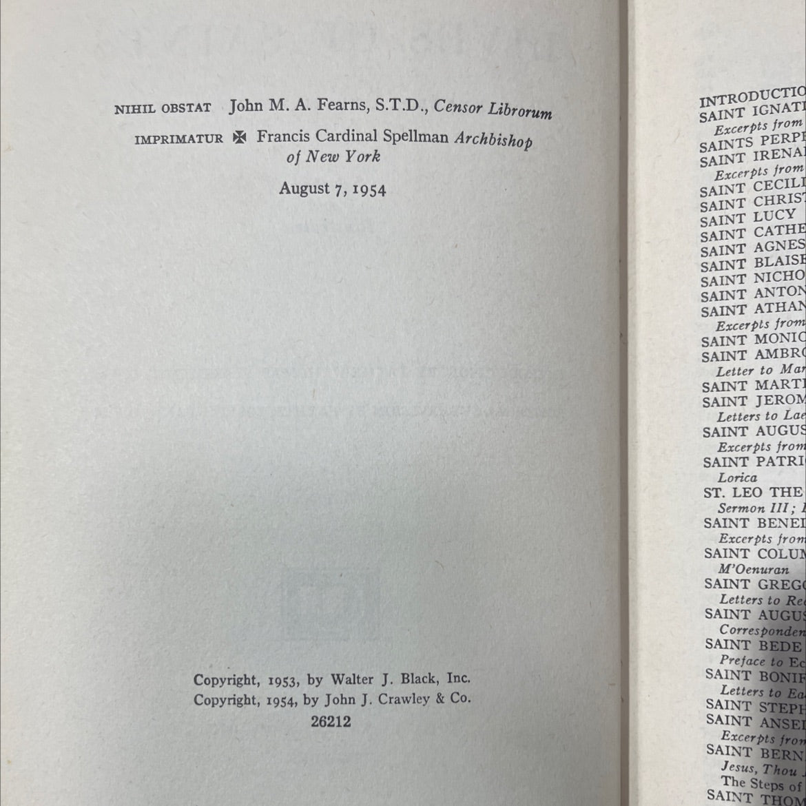 lives of saints with excerpts from their writings selected and illustrated book, by father thomas plassmann, o.f.m., image 3