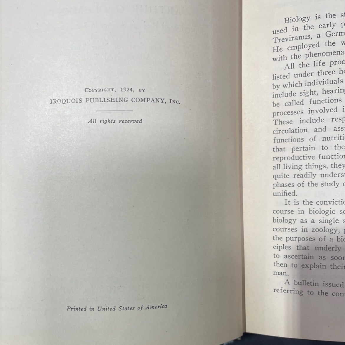 living things an elementary biology book, by arthur g. clement, 1924 Hardcover image 3