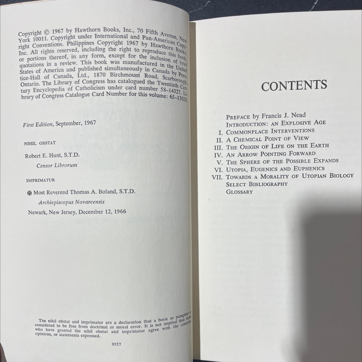 man's intervention in nature book, by owen garrigan, 1967 Hardcover image 3