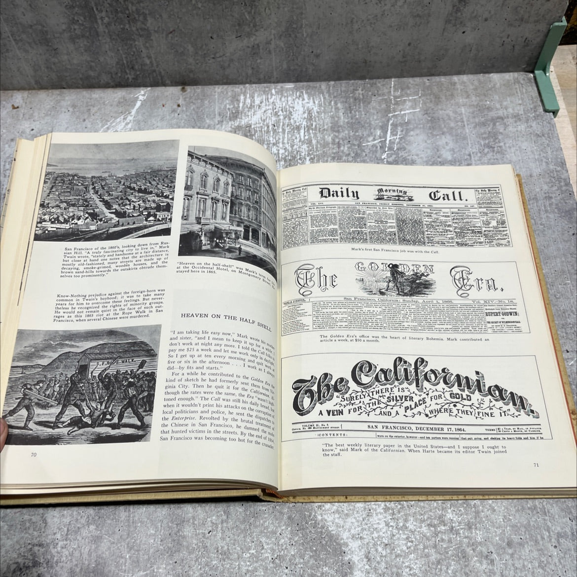 mark twain himself a pictorial biography book, by milton meltzer, 1960 Hardcover image 4