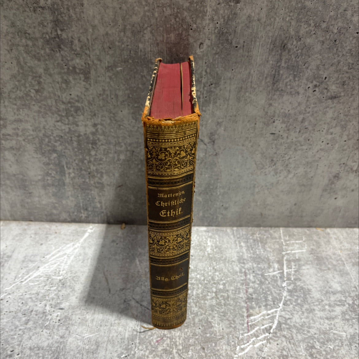 martensen's christian ethics book, by unknown, 1970 Hardcover, Heavily Used image 4