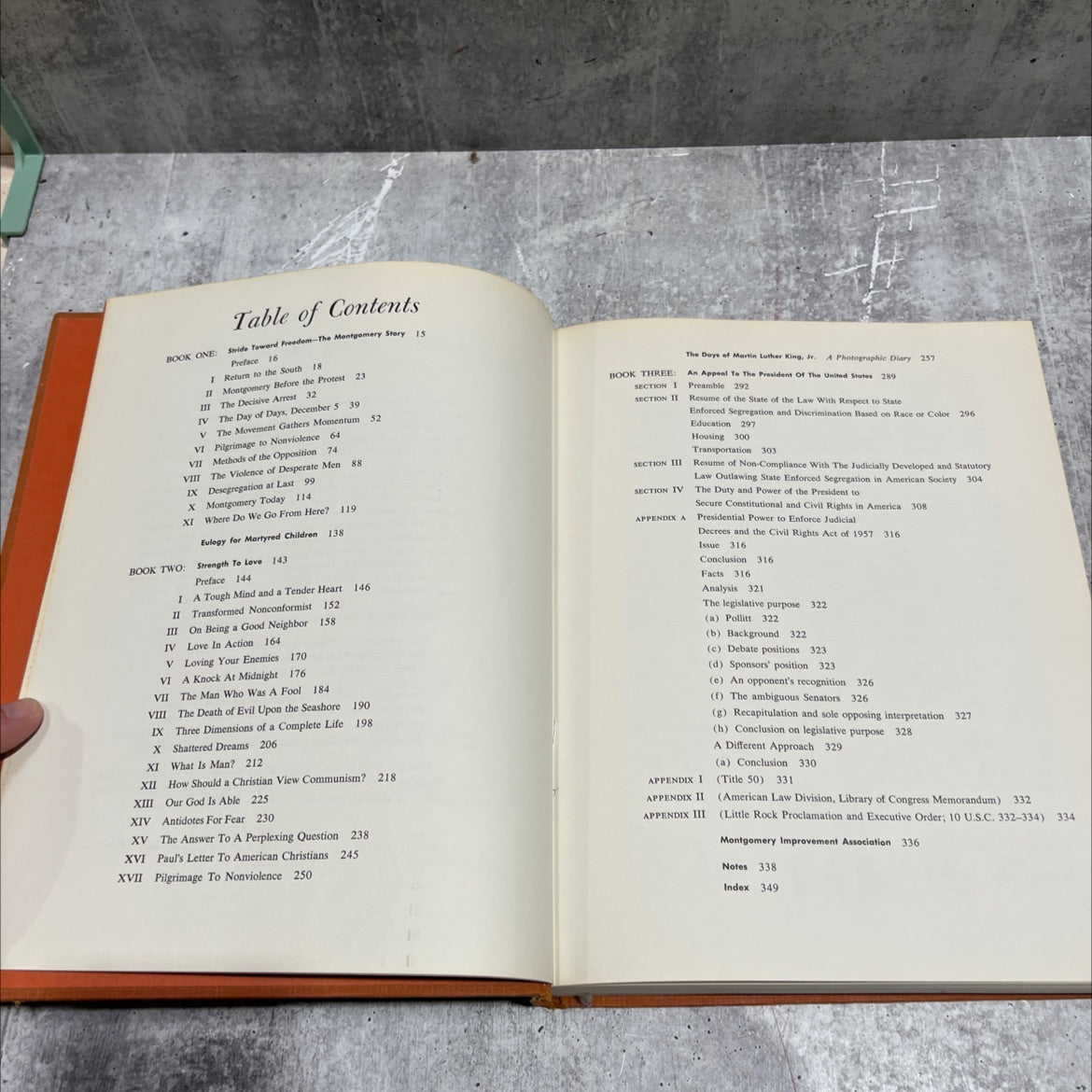 martin luther king treasury book, by martin luther king, jr., 1964 Hardcover image 4