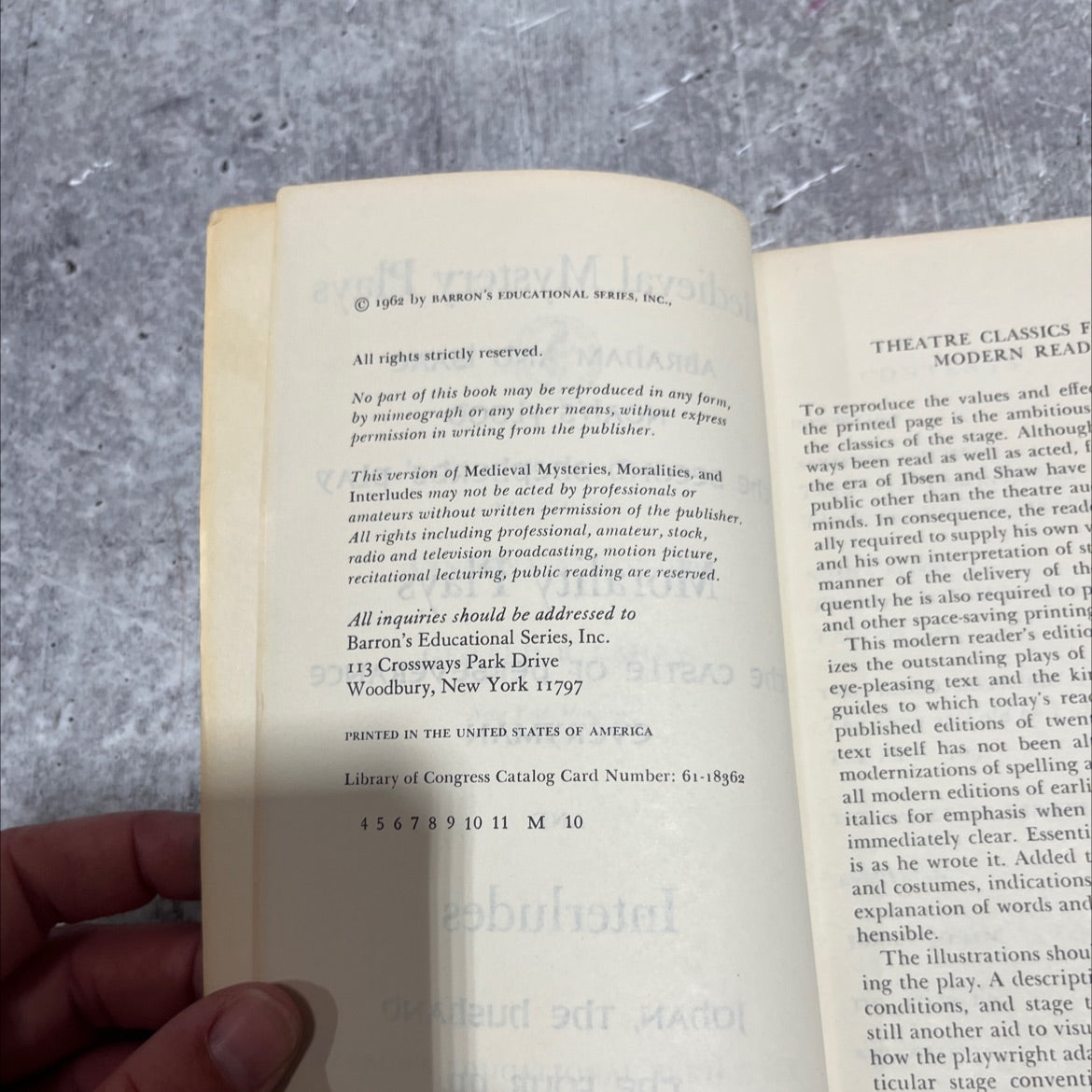 medieval mystery plays book, by unknown, 1962 Paperback image 3