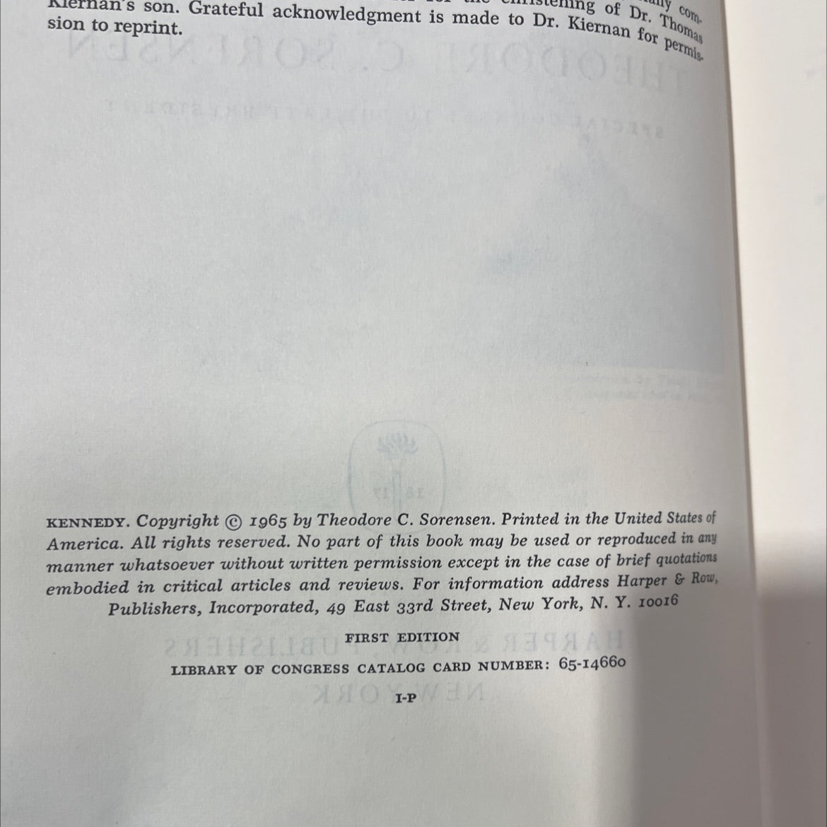 mission book, by Theodore C. Sorensen, 1965 Hardcover image 3