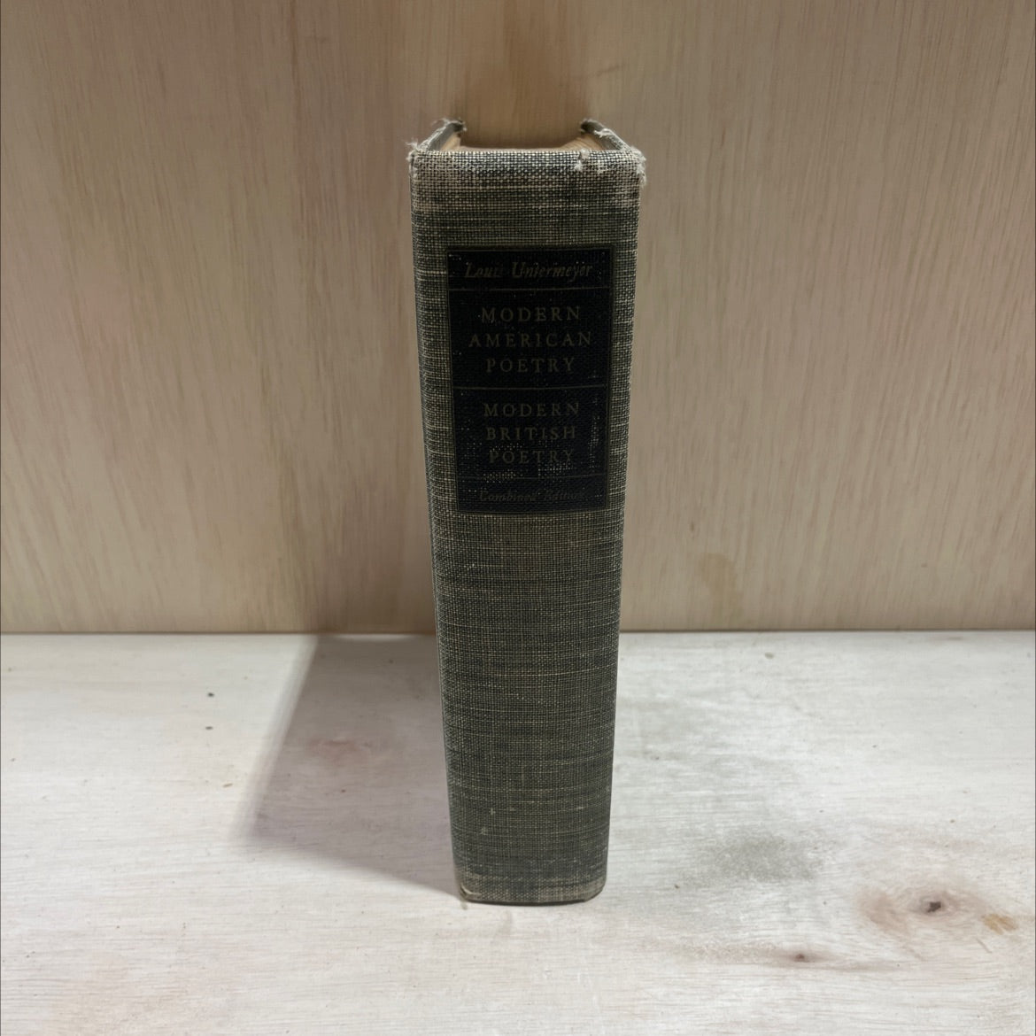 modern american poetry and modern british poetry book, by louis untermeyer, 1950 Hardcover image 4