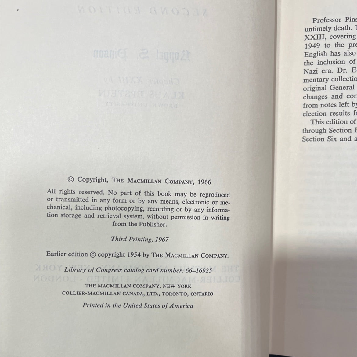 modern germany its history and civilization second edition book, by koppel s. pinson, 1966 Hardcover, Vintage image 3