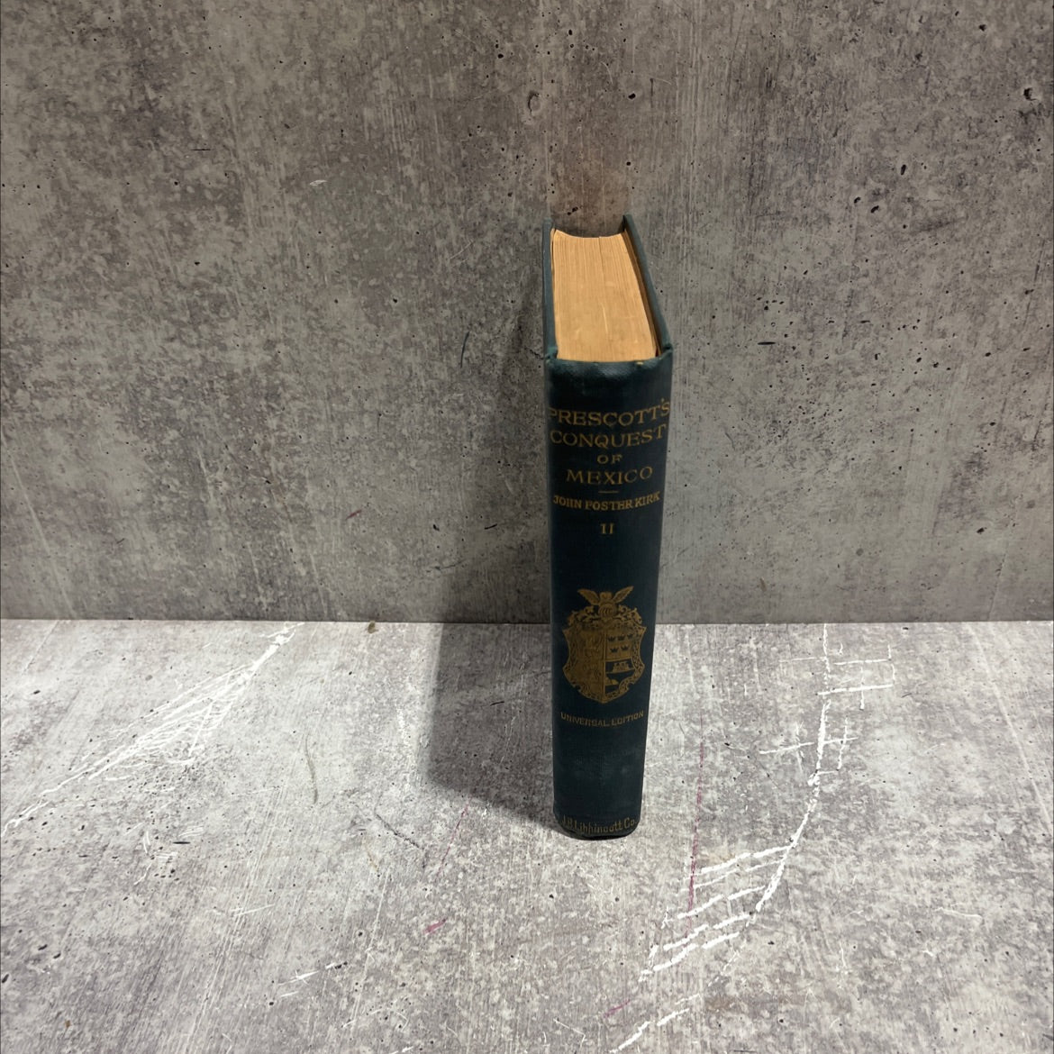 montezuma ii., emperor of mexico. history of the conquest of mexico book, by william h. prescott, 1873 Hardcover image 4