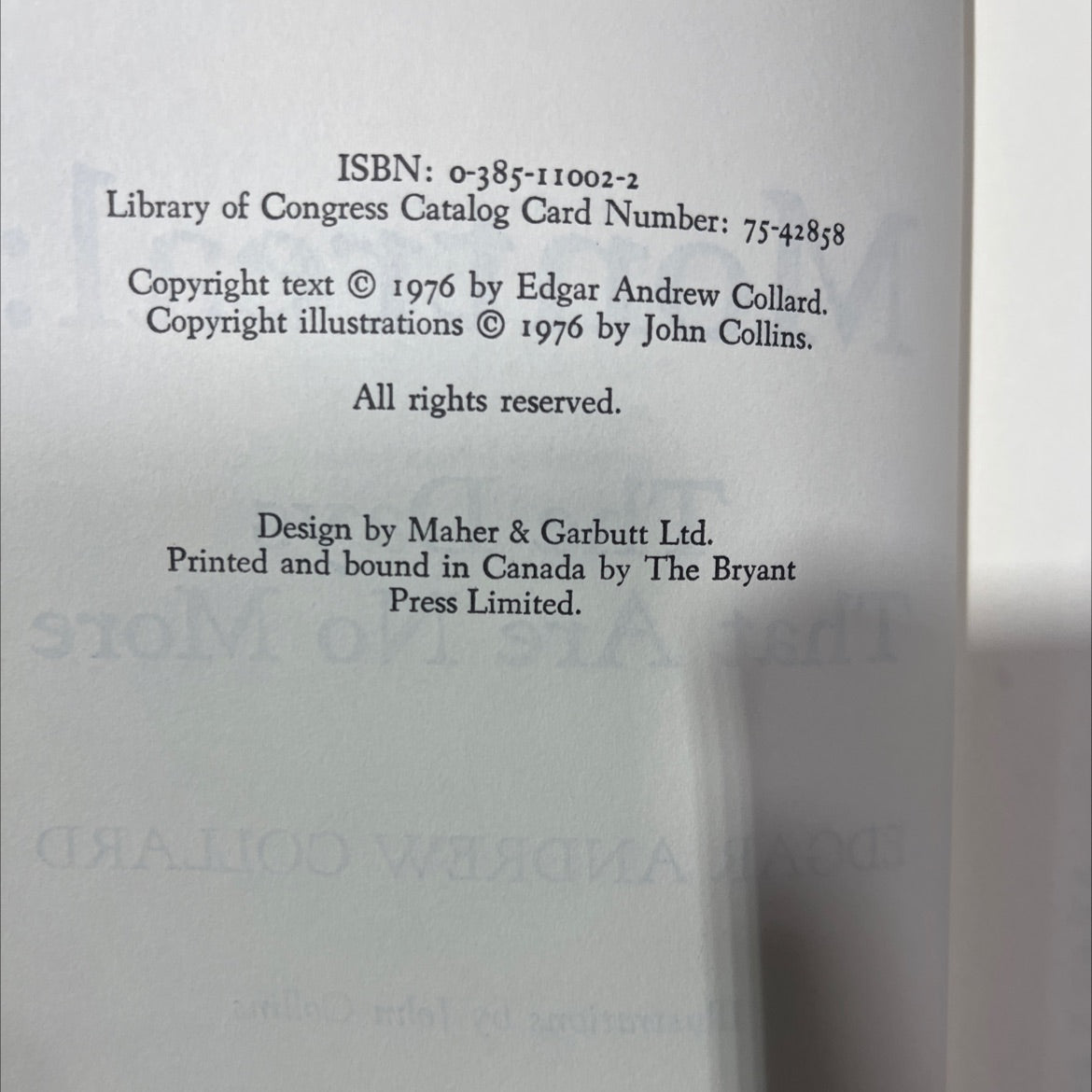 montreal: the days that are no more book, by edgar andrew collard, 1976 Hardcover image 3