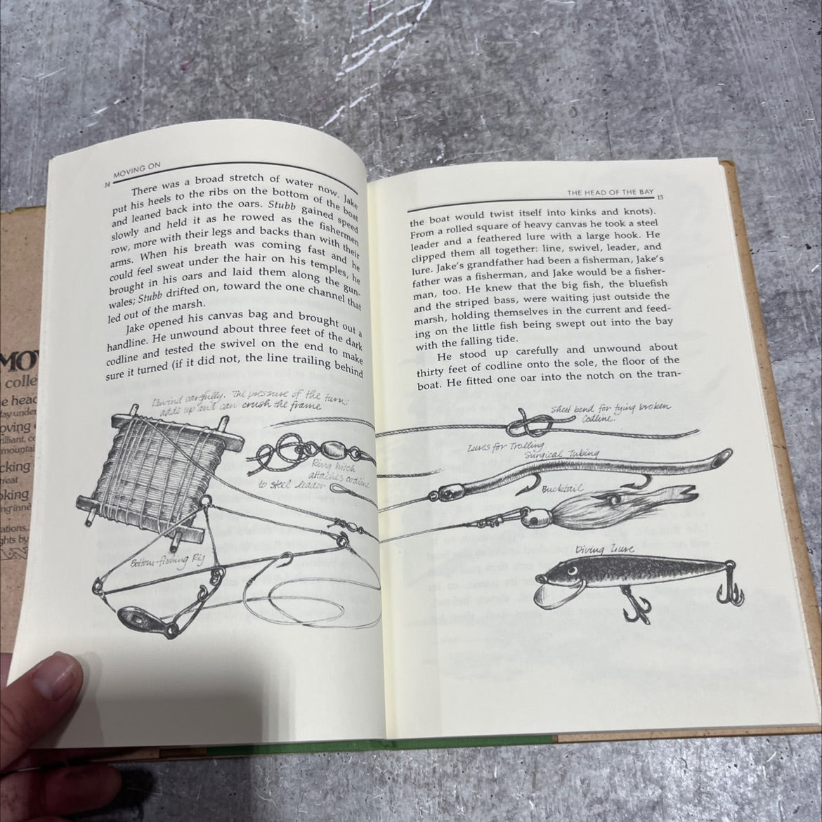 moving on book, by jan adkins, 1978 Hardcover image 4