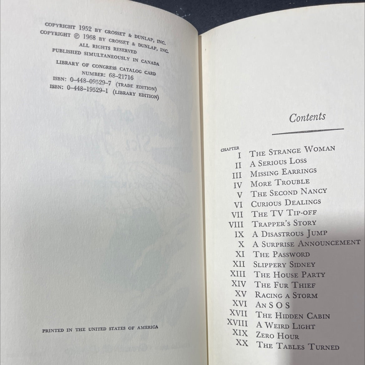 mystery at the ski jump book, by carolyn keene, 1968 Hardcover image 3