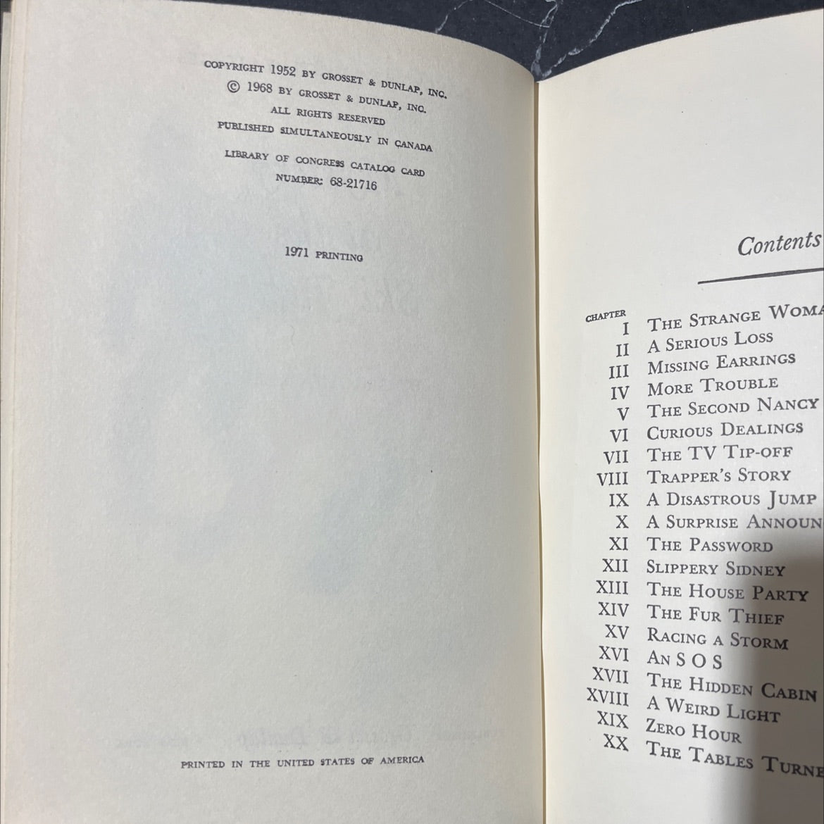 mystery at the ski jump book, by carolyn keene, 1971 Hardcover image 3