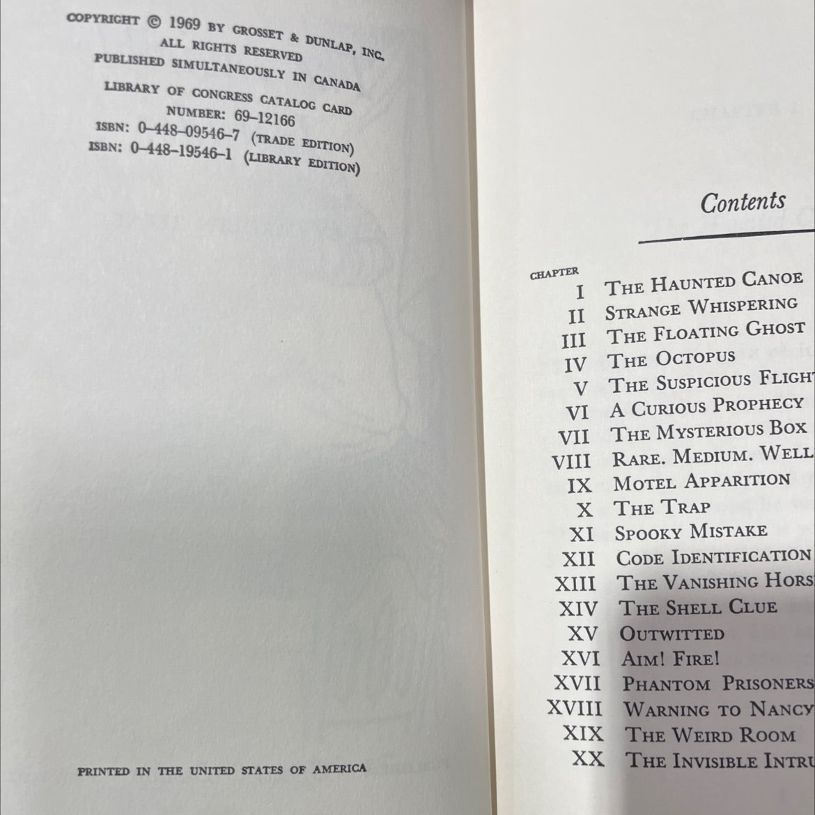 nancy drew mystery stories the invisible intruder book, by carolyn keene, 1969 Hardcover image 3