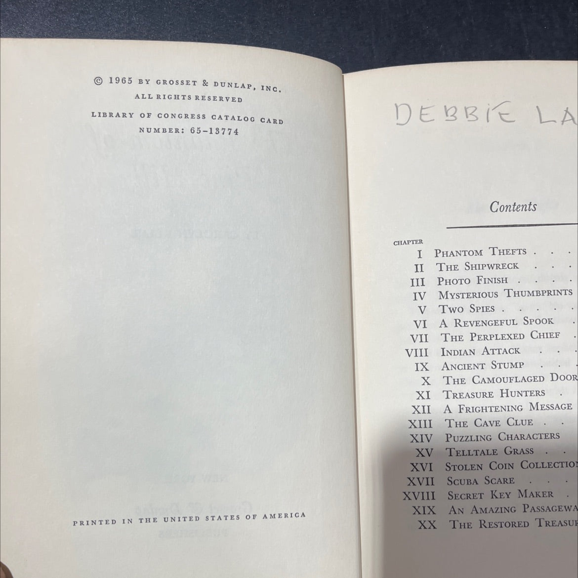 nancy drew mystery stories the phantom of pine hill book, by carolyn keene, 1965 Hardcover image 3