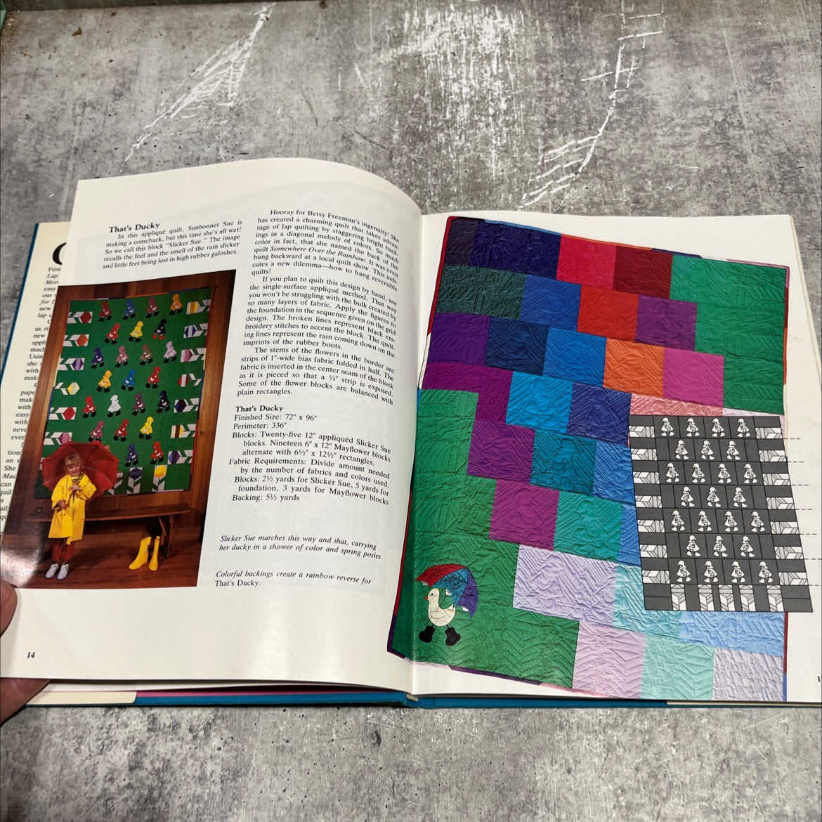 new ideas for lap quilting book, by georgia bonesteel, 1987 Hardcover image 4