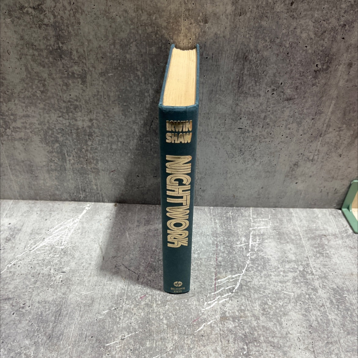 nightwork book, by Irwin Shaw, 1975 Hardcover image 4