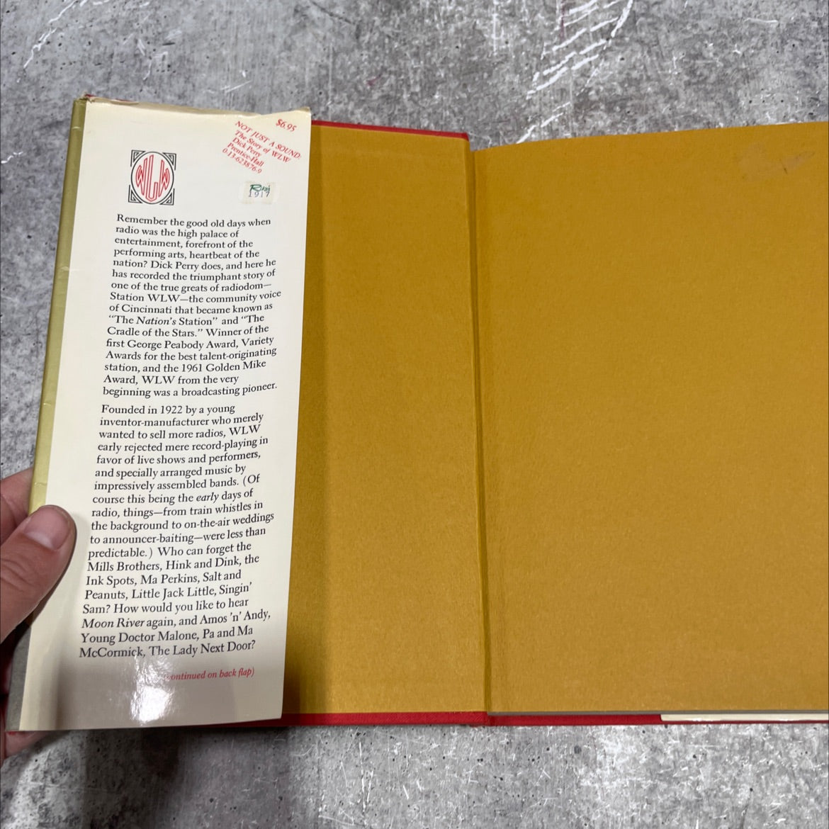 not just a sound: the story of wlw book, by dick perry, 1971 Hardcover image 4