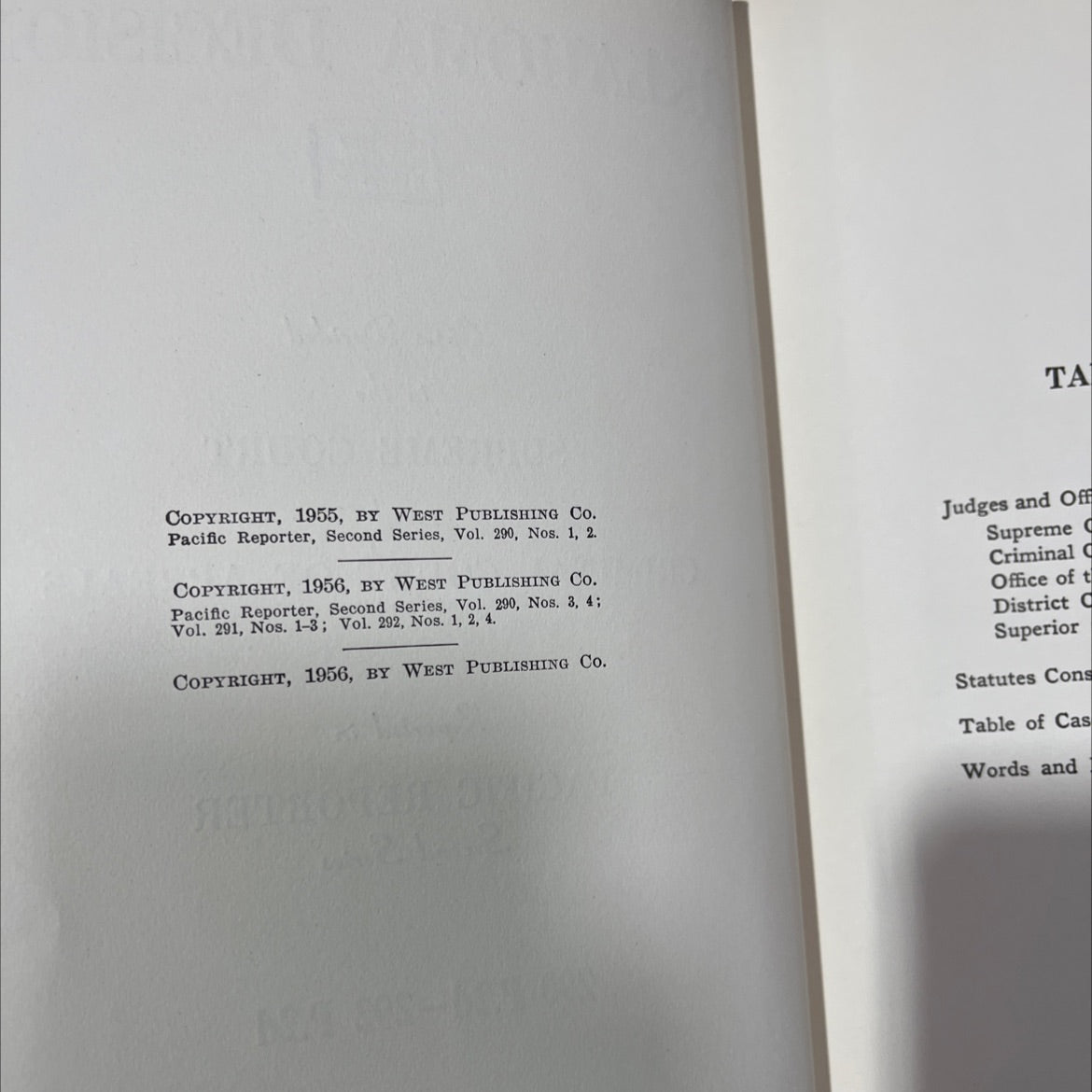 oklahoma decisions book, by unknown, 1956 Hardcover, Vintage image 3