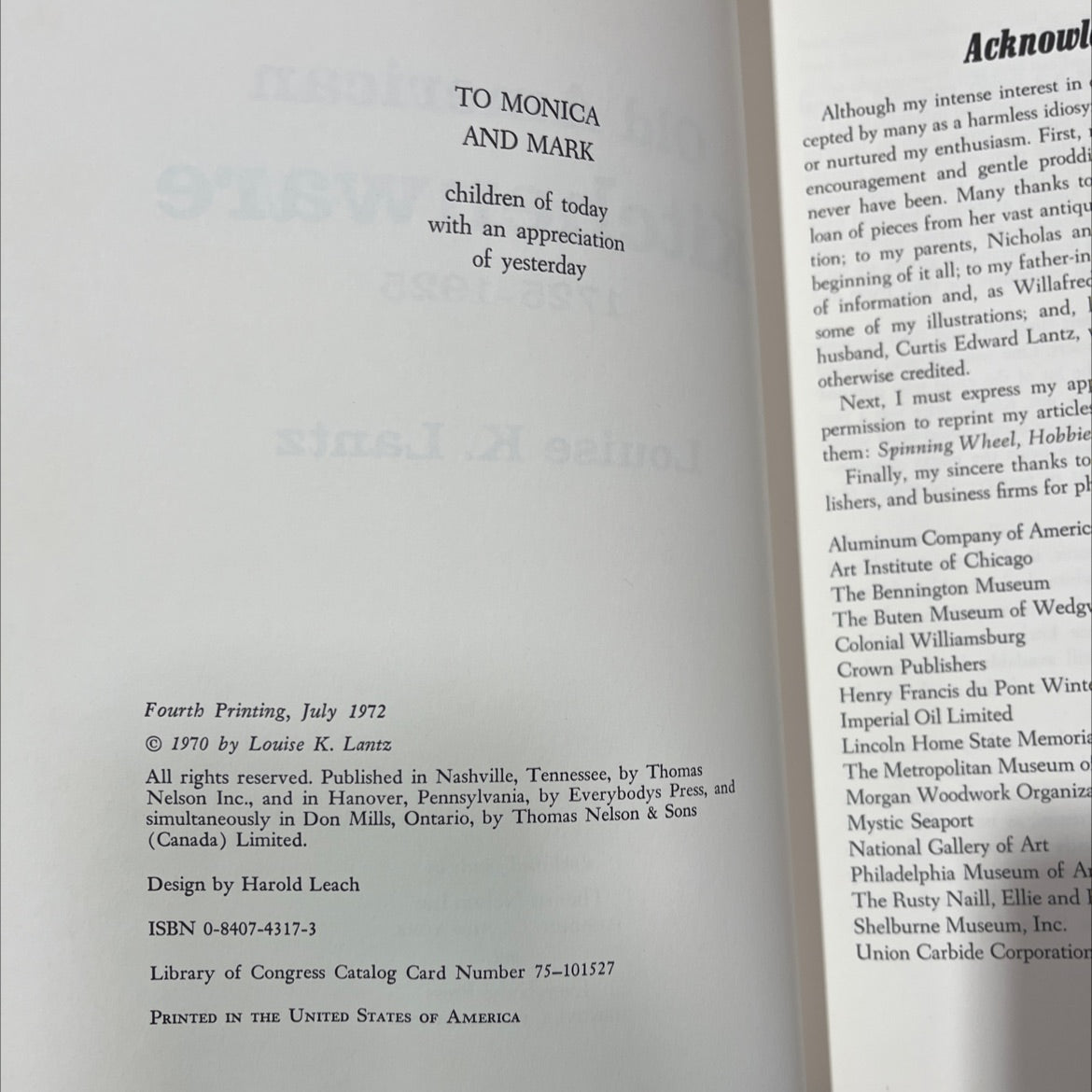 old american kitchenware 1725-1925 book, by louise k. lantz, 1972 Hardcover, Vintage image 3