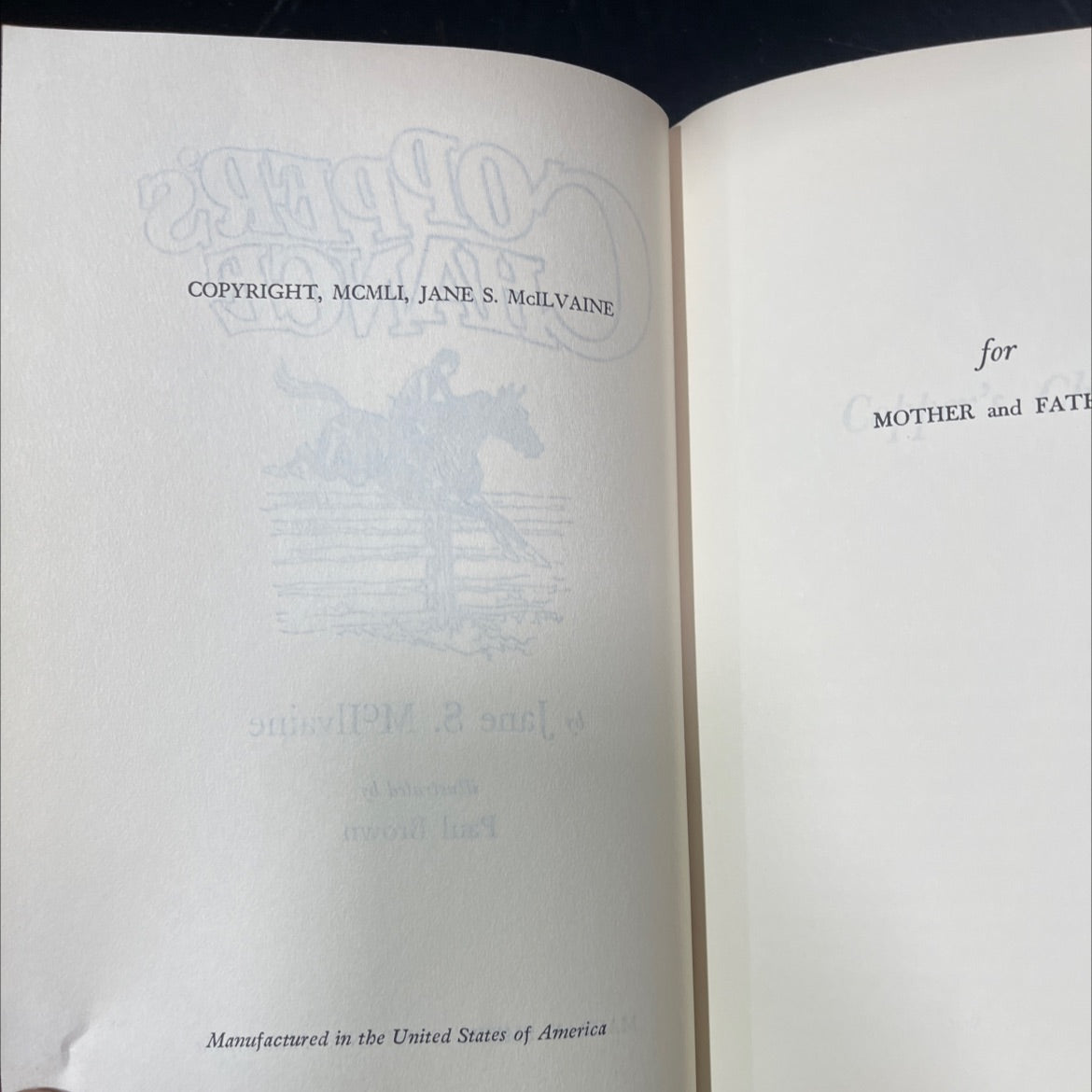 oppers hance cha miay anilic book, by Jane S. McIlvaine, 1951 Hardcover image 3