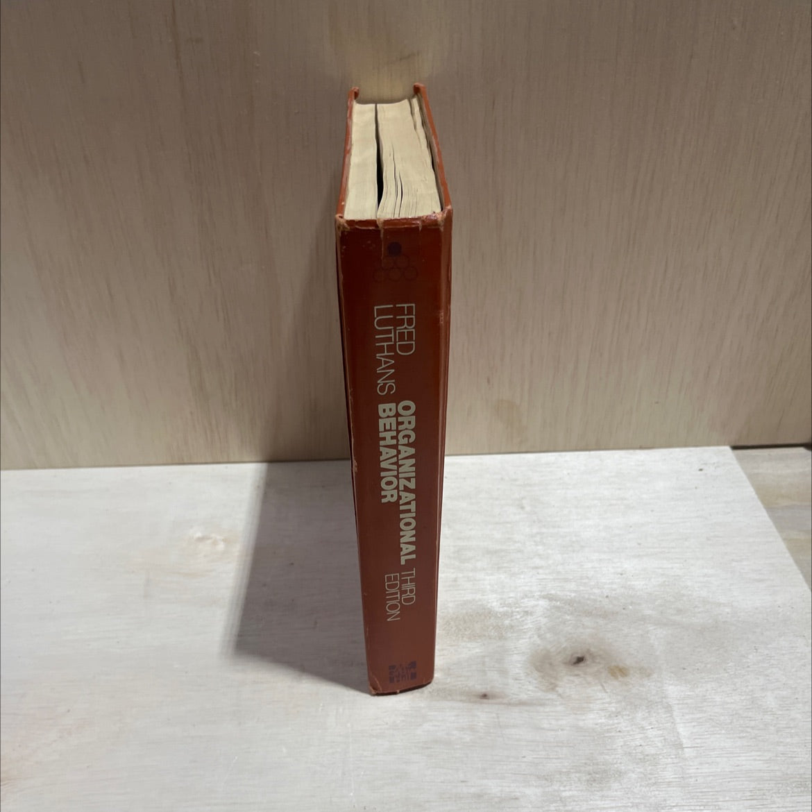 organizational behavior book, by fred luthans, 1981 Hardcover image 4