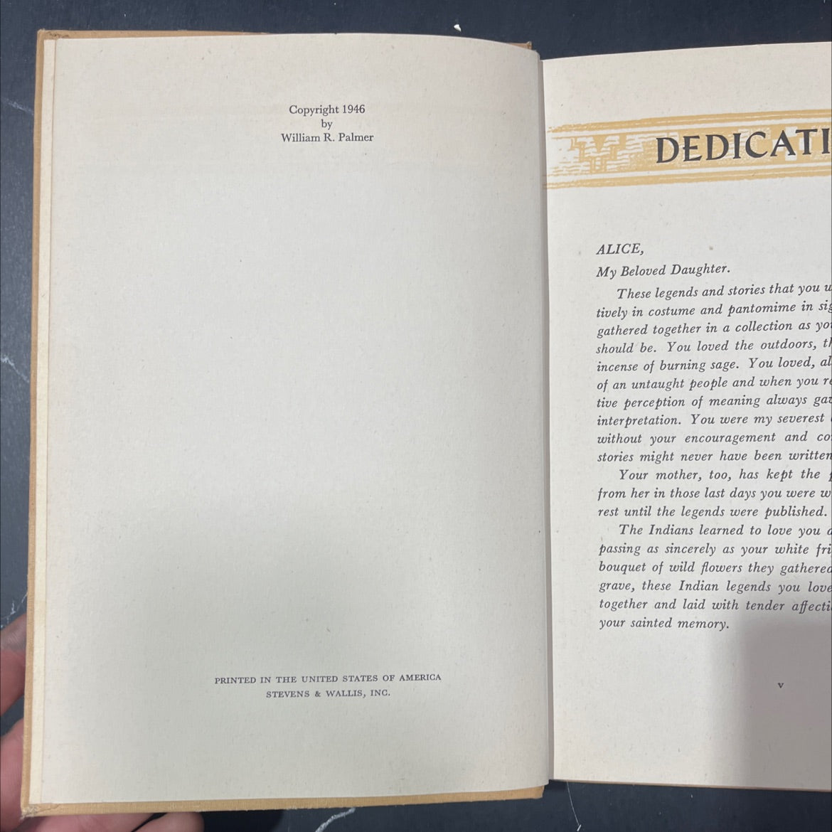 pahute indian legends book, by william r. palmer, 1946 Hardcover image 3