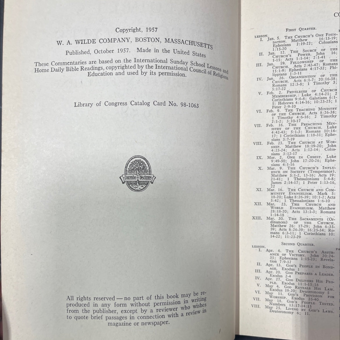 peloubet's select notes on the international bible lessons for christian teaching book, by wilbur m. smith, d.d., 1958 image 3