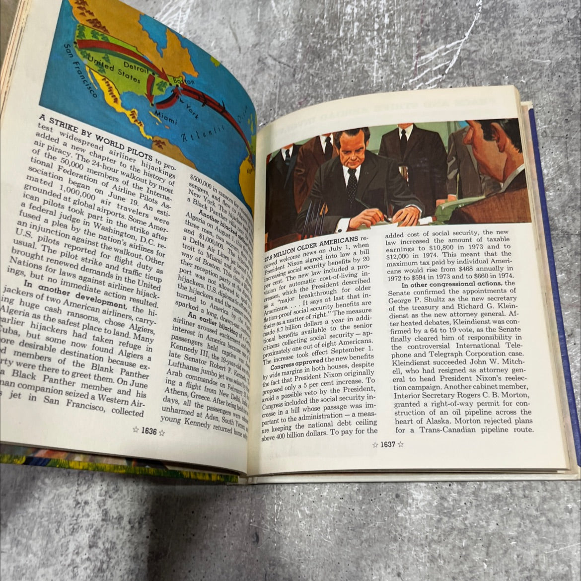 pictorial encyclopedia of american history book, by unknown, 1973 Hardcover image 4