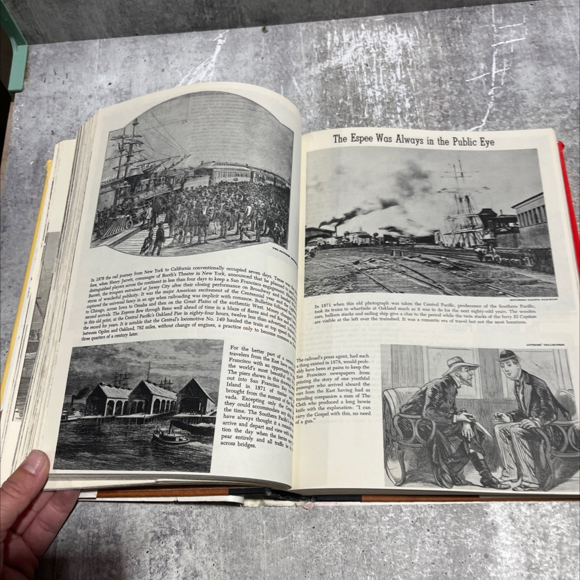 pictorial epic of a continent book, by lucius beebe, charles clegg, 1975 Hardcover image 4