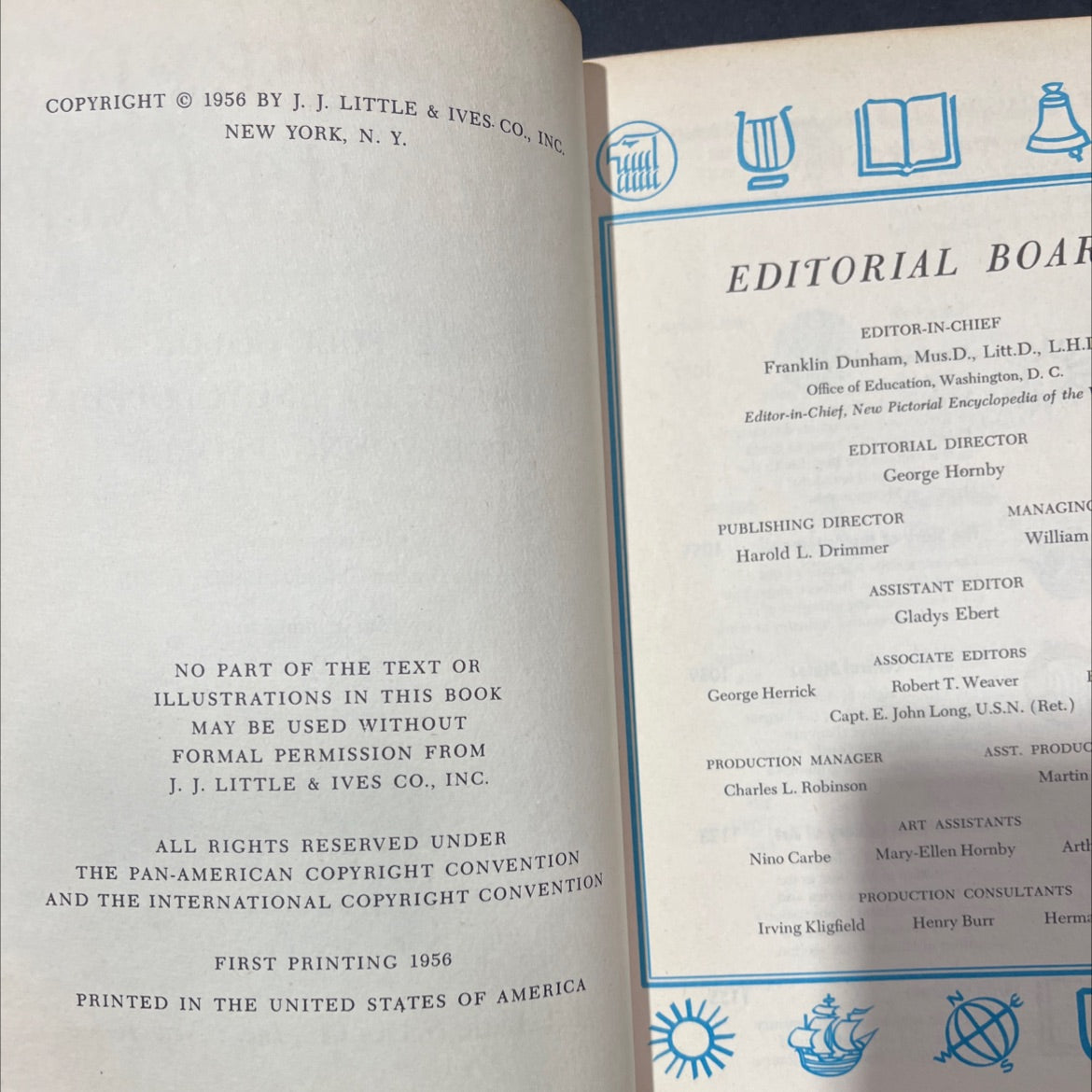 pictured knowledge book, by Franklin Dunham, 1956 Hardcover image 3