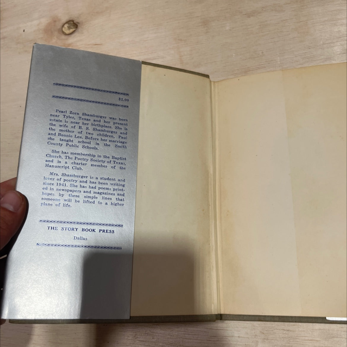 pictures on my heart book, by pearl zorn shamburger, 1949 Hardcover image 4