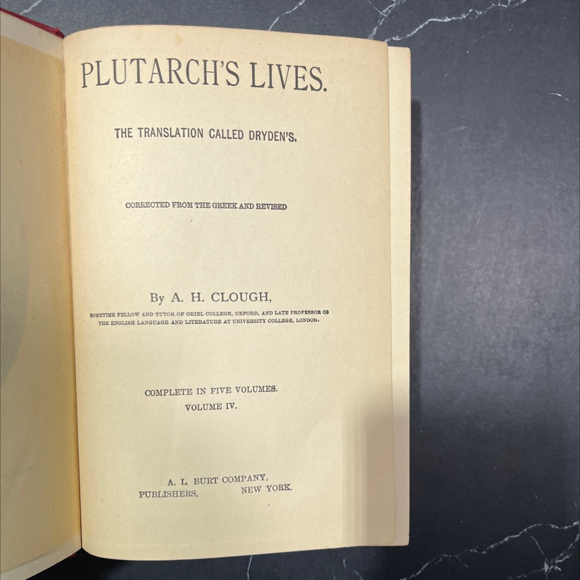 plutarch's lives book, by plutarch, 1970 Hardcover image 3