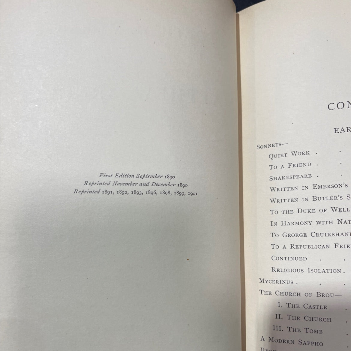 poetical works of matthew arnold book, by matthew arnold, 1901 Hardcover image 3