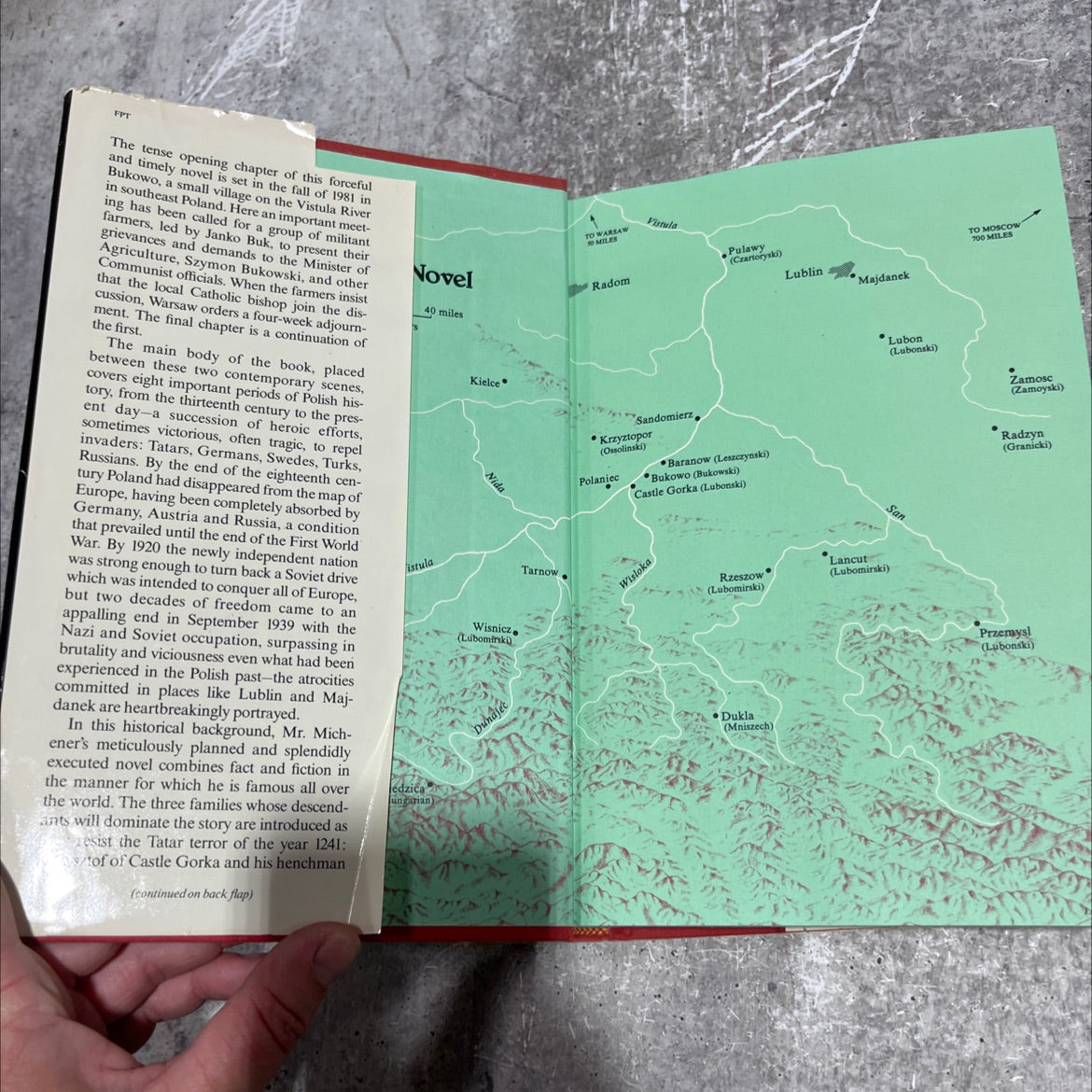 poland book, by James A. Michener, 1983 Hardcover image 4