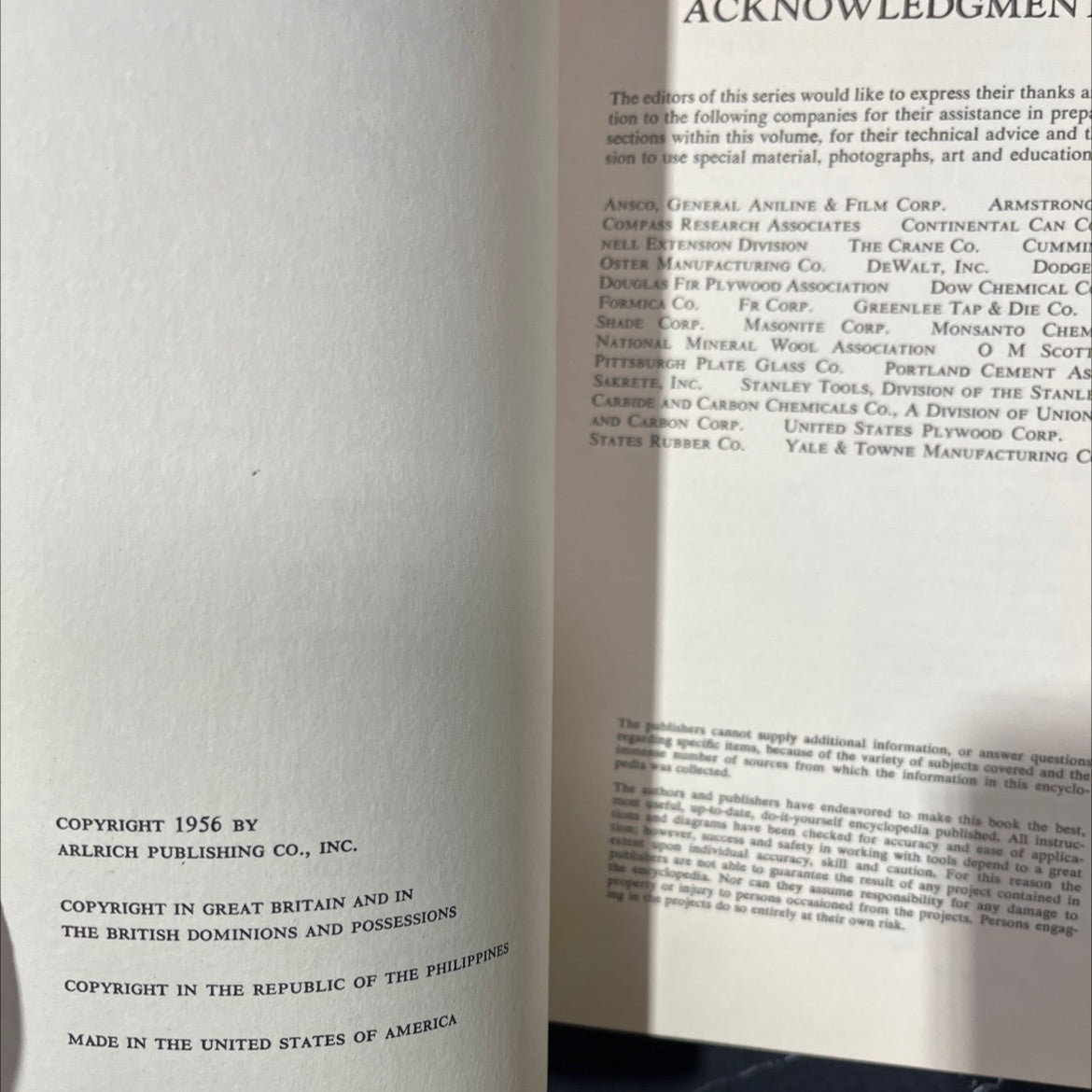 popular science do-it-yourself encyclopedia volume 3 book, by unknown, 1956 Hardcover image 3