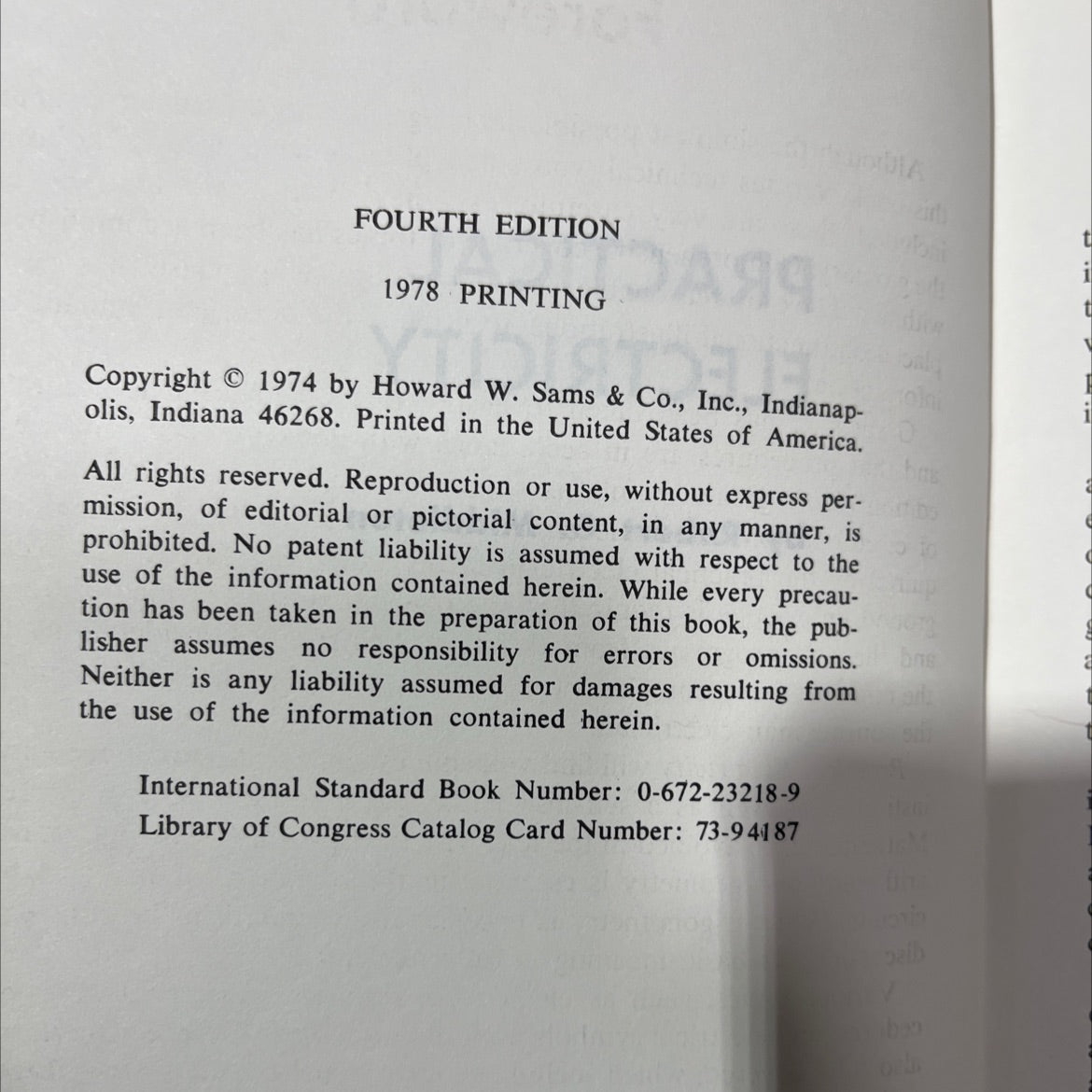 practical electricity book, by robert g. middleton, 1978 Hardcover image 3