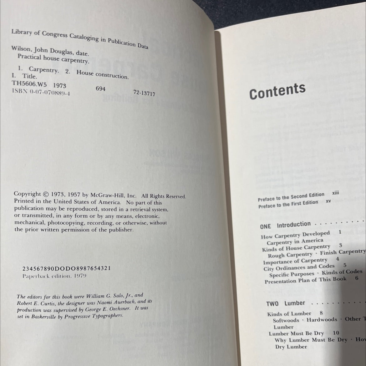 practical house carpentry book, by john douglas wilson, 1973 Paperback image 3