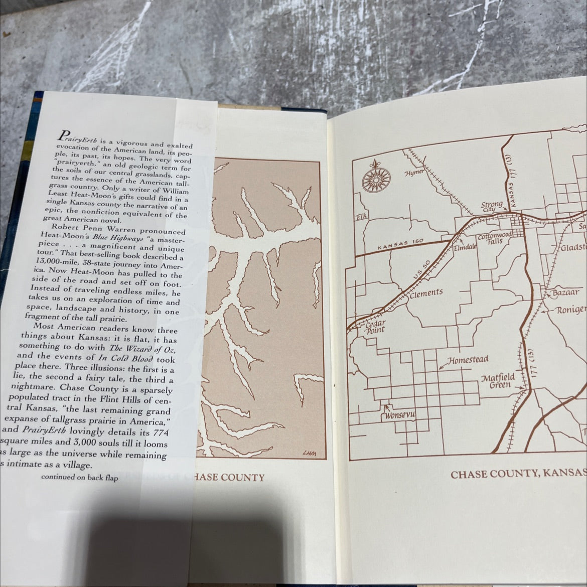 prairy erth (a deep map) book, by william least heat-moon, 1991 Hardcover image 4