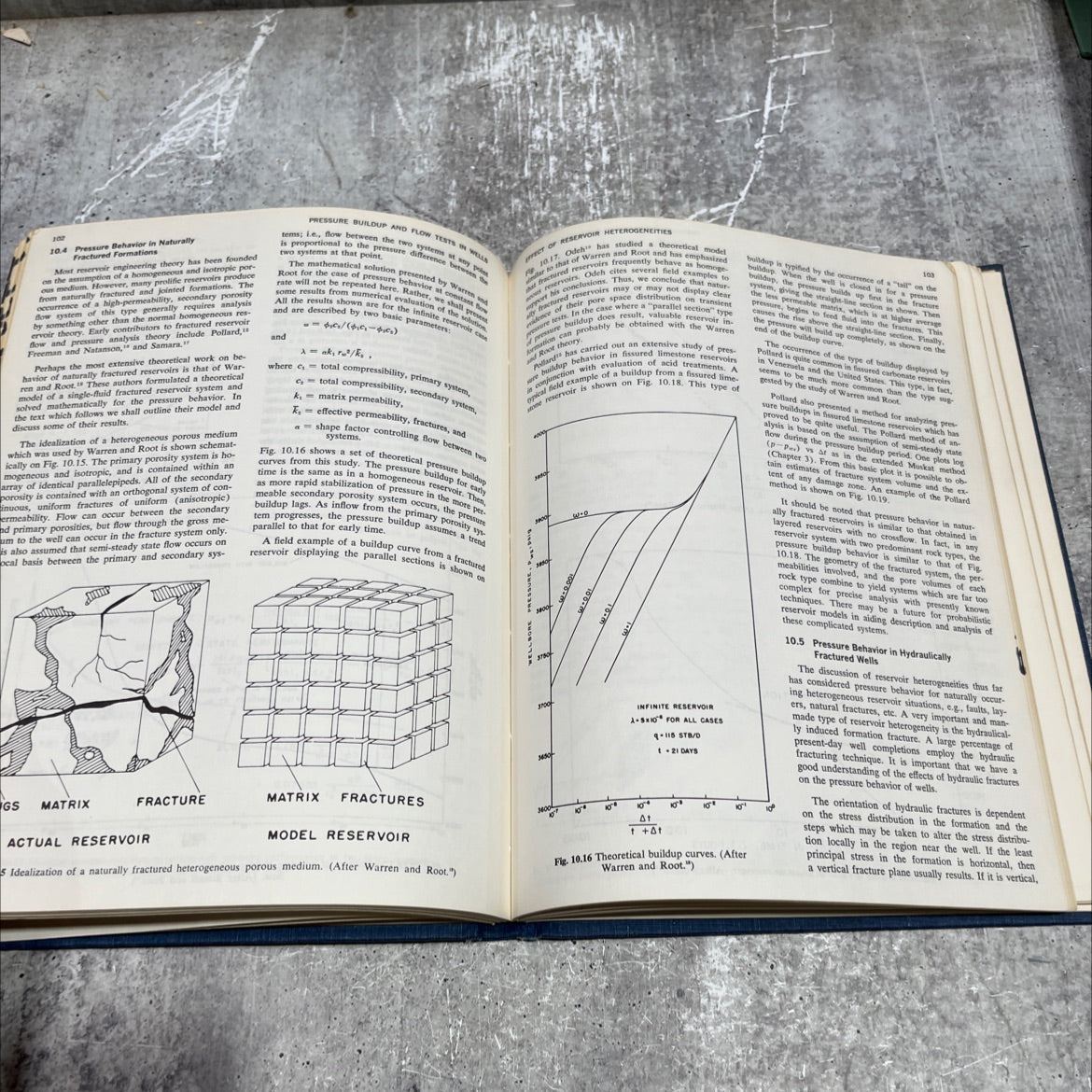 pressure buildup and flow tests in wells book, by c. s. matthews, d. g. russell, 1967 Hardcover image 4